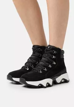 Ботильоны на шнуровке KINETIC IMPACT CONQUEST Sorel, цвет black/sea salt