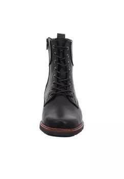 Ботильоны на шнуровке KINGA Solidus, черный