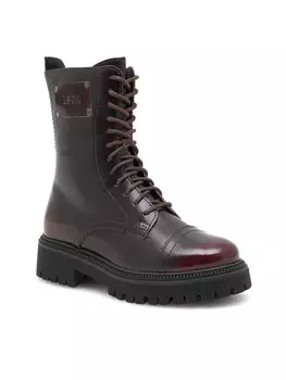 Ботильоны на шнуровке Lasocki, красный