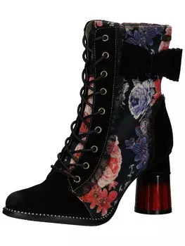 Ботильоны на шнуровке Laura Vita, черный