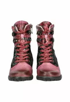 Ботильоны на шнуровке LAURA VITA, фиолетовый