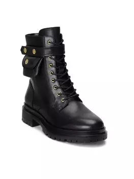 Ботильоны на шнуровке Lauren Ralph Lauren, черный