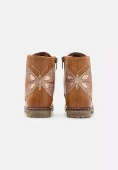 Ботильоны на шнуровке LEATHER Friboo, цвет Tan