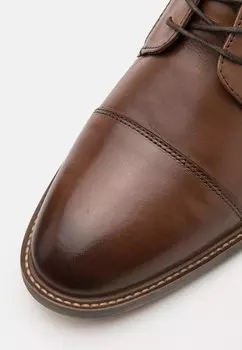 Ботильоны на шнуровке Leather Pier One, коричневые