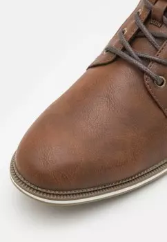 Ботильоны на шнуровке LEATHER Pier One, цвет Cognac