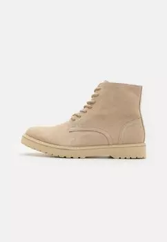 Ботильоны на шнуровке LEATHER Zign, бежевый