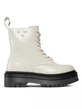 Ботильоны на шнуровке Lumberjack, экрю