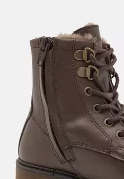 Ботильоны на шнуровке MAIA Bisgaard, темно-коричневый