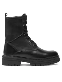 Ботильоны на шнуровке Marco Tozzi, черный