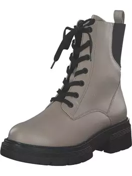 Ботильоны на шнуровке MARCO TOZZI Lace-Up Ankle Boots, экрю