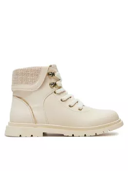 Ботильоны на шнуровке Mayoral, экрю