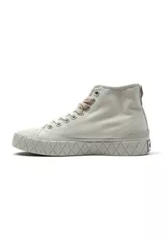 Ботильоны на шнуровке MID FEST Palladium, цвет cream white
