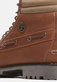 Ботильоны на шнуровке MID Timberland, оранжевый
