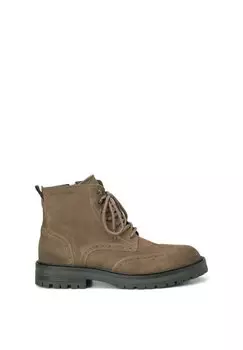 Ботильоны на шнуровке MIT INNENZIPPER Marc O'Polo, цвет Dark Taupe