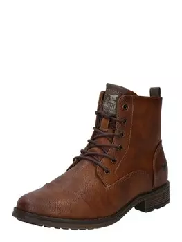 Ботильоны на шнуровке MUSTANG, цвет Brown/Caramel