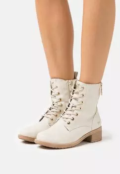 Ботильоны на шнуровке Mustang, цвет ice