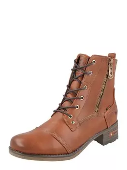 Ботильоны на шнуровке MUSTANG Lace-Up Ankle Boots, карамельный