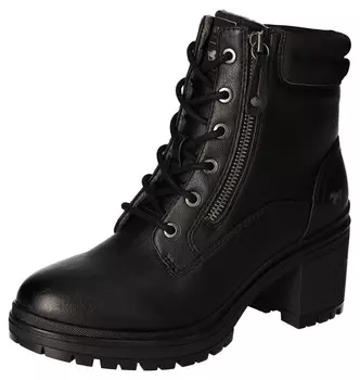 Ботильоны на шнуровке MUSTANG Lace-Up Ankle Boots, черный