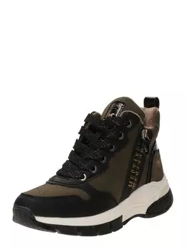 Ботильоны на шнуровке MUSTANG Lace-Up Ankle Boots, хаки