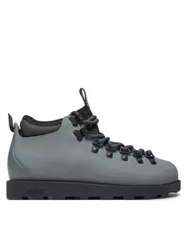 Ботильоны на шнуровке Native, серый