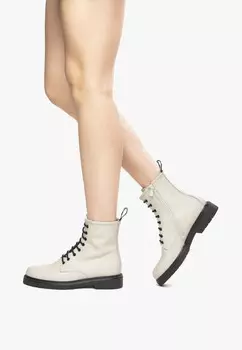 Ботильоны на шнуровке NeroGiardini, кремовый