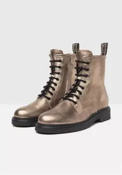 Ботильоны на шнуровке NeroGiardini, золото