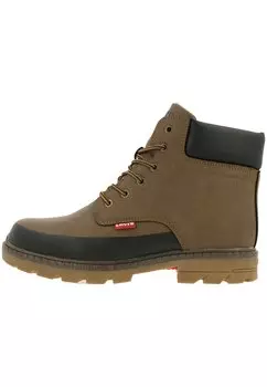 Ботильоны на шнуровке NEW FORREST TECH MID Levi's, цвет dark brown