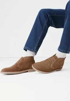 Ботильоны на шнуровке Next DESERT, цвет Tan Brown