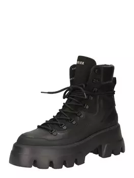 Ботильоны на шнуровке Nubikk Lace-Up Ankle Boots Flore Montagne, черный