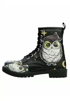 Ботильоны на шнуровке OWLS FAMILY Dogo, черный