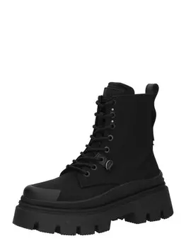 Ботильоны на шнуровке Palladium Lace-Up Ankle Boots Squad, черный