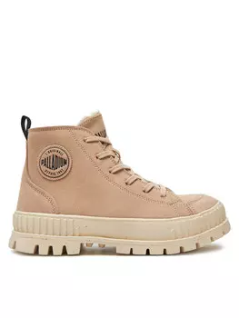 Ботильоны на шнуровке Palladium Pallashock Zip Warm 74353-662-M, бежевый