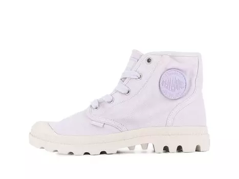 Ботильоны на шнуровке Palladium Pampa, цвет Purple/Pastel purple