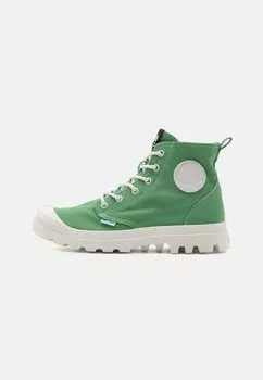 Ботильоны на шнуровке PAMPA UNISEX Palladium, цвет vintage green