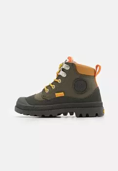 Ботильоны на шнуровке Pampa Wp Unisex Palladium, цвет olive night
