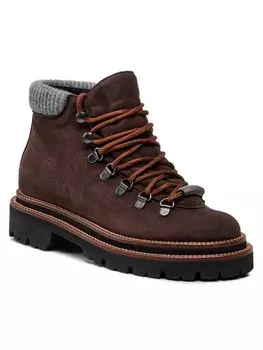 Ботильоны на шнуровке Peserico, коричневый