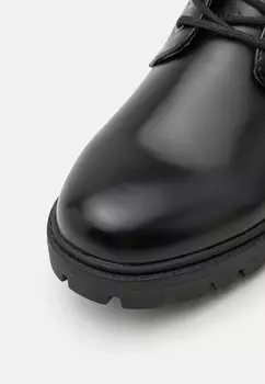 Ботильоны на шнуровке Pier One, черный