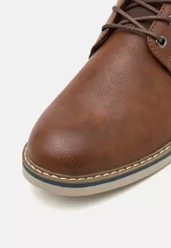 Ботильоны на шнуровке Pier One, коричневый