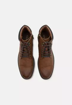 Ботильоны на шнуровке Pier One, коричневый