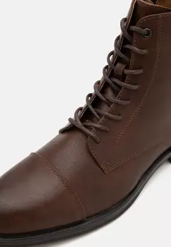 Ботильоны на шнуровке Pier One, коричневый