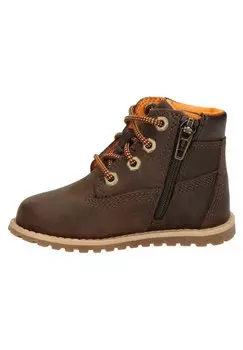 Ботильоны на шнуровке POKEY PINE Timberland, цвет potting soil