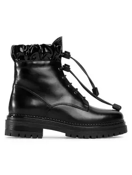 Ботильоны на шнуровке Rage Age, черный