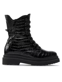 Ботильоны на шнуровке Rage Age, черный
