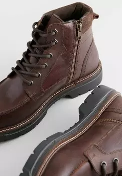 Ботильоны на шнуровке REGULAR FIT Next, коричневый