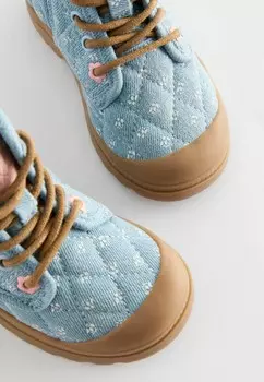 Ботильоны на шнуровке REGULAR FIT PRINT CHUNKY Next, синий