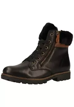 Ботильоны на шнуровке REMONTE Lace-Up Ankle Boots, черный