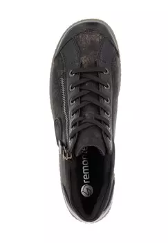 Ботильоны на шнуровке Remonte, серый металлик