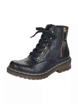 Ботильоны на шнуровке Rieker, черный