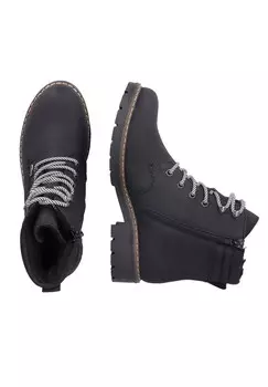Ботильоны на шнуровке Rieker, черный