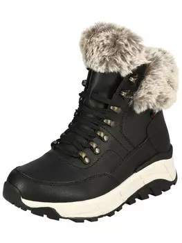 Ботильоны на шнуровке Rieker, черный